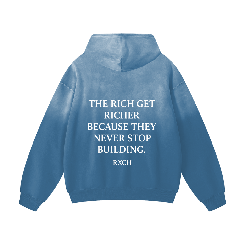 Never Stop Building Fade Hoodie