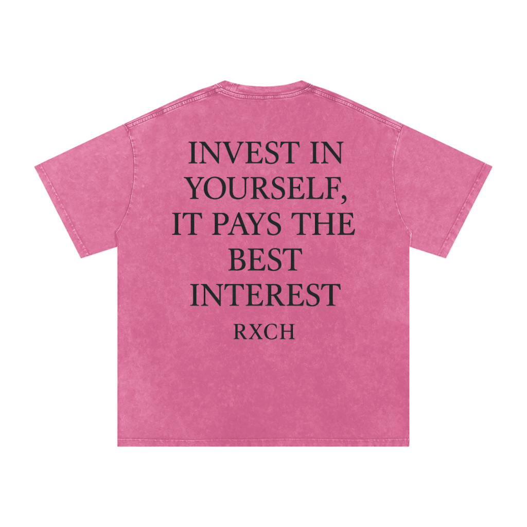 Washed Invest In Yourself Tee