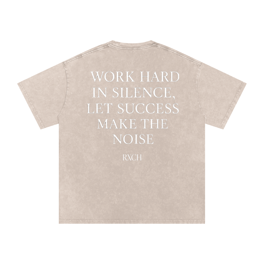 Washed Work In Silence Tee