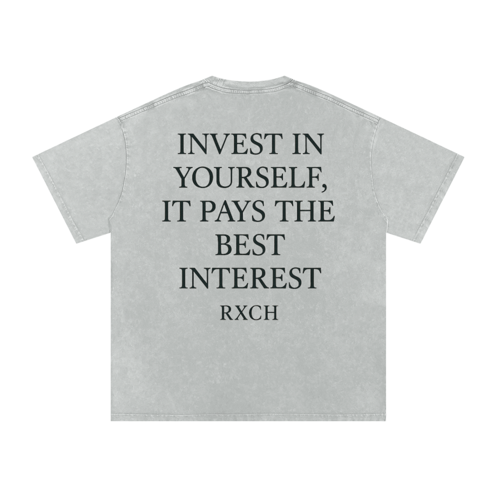Washed Invest In Yourself Tee