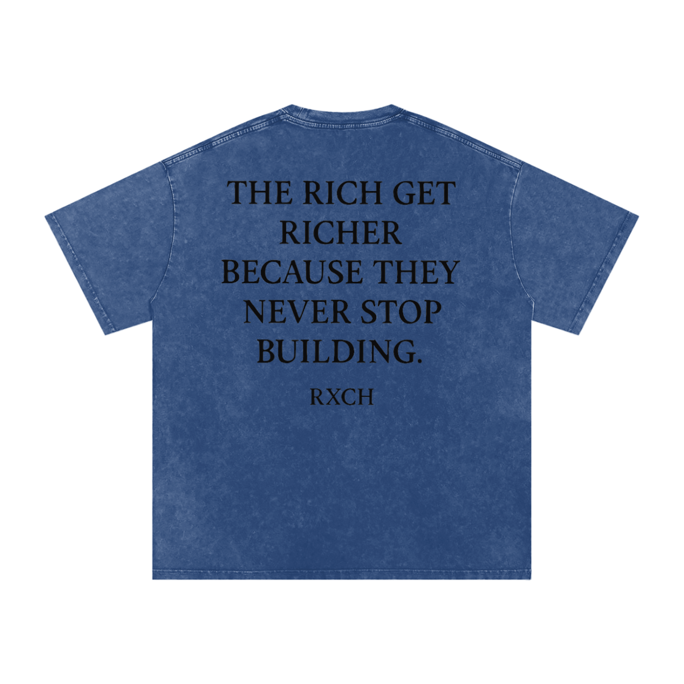 Washed Never Stop Building Tee