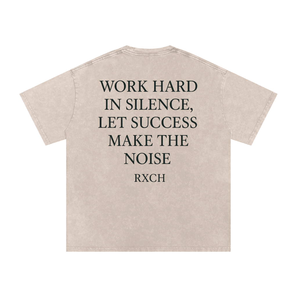 Washed Work In Silence Tee