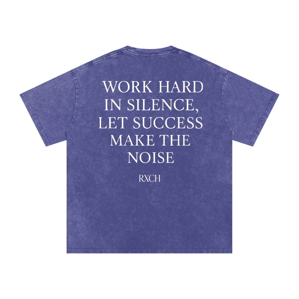Washed Work In Silence Tee