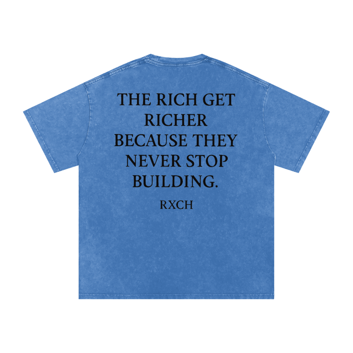 Washed Never Stop Building Tee