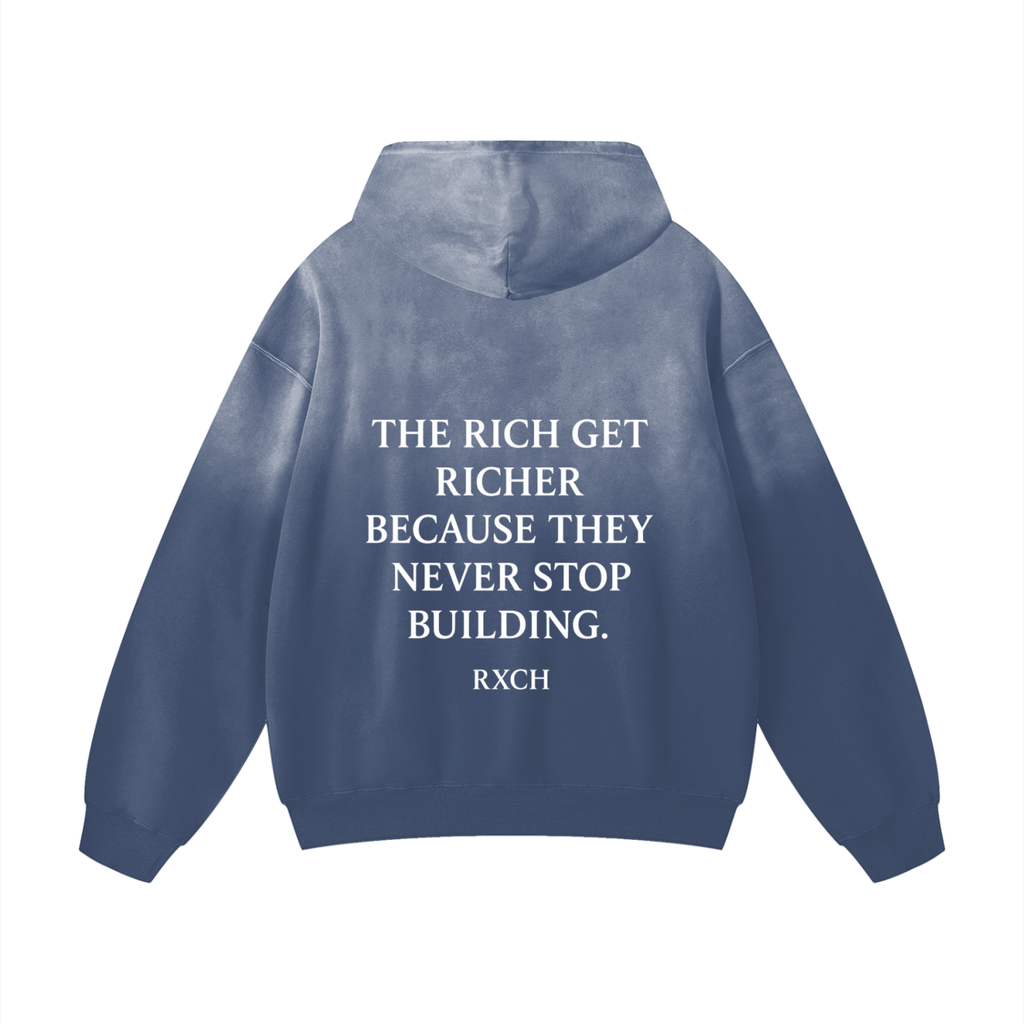 Never Stop Building Fade Hoodie