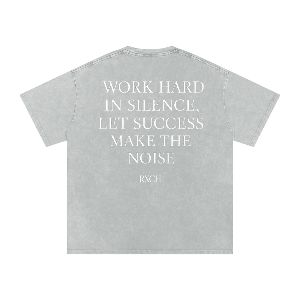 Washed Work In Silence Tee