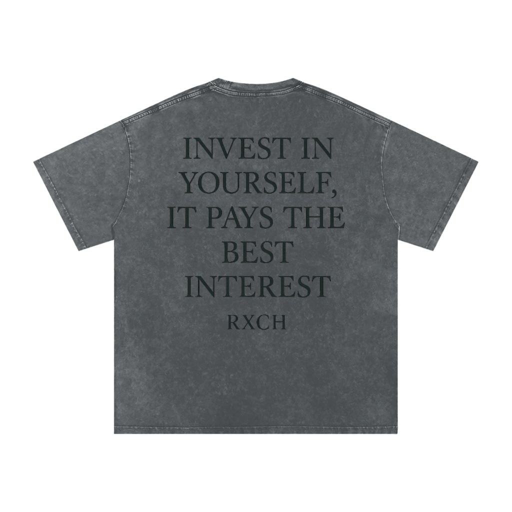 Washed Invest In Yourself Tee