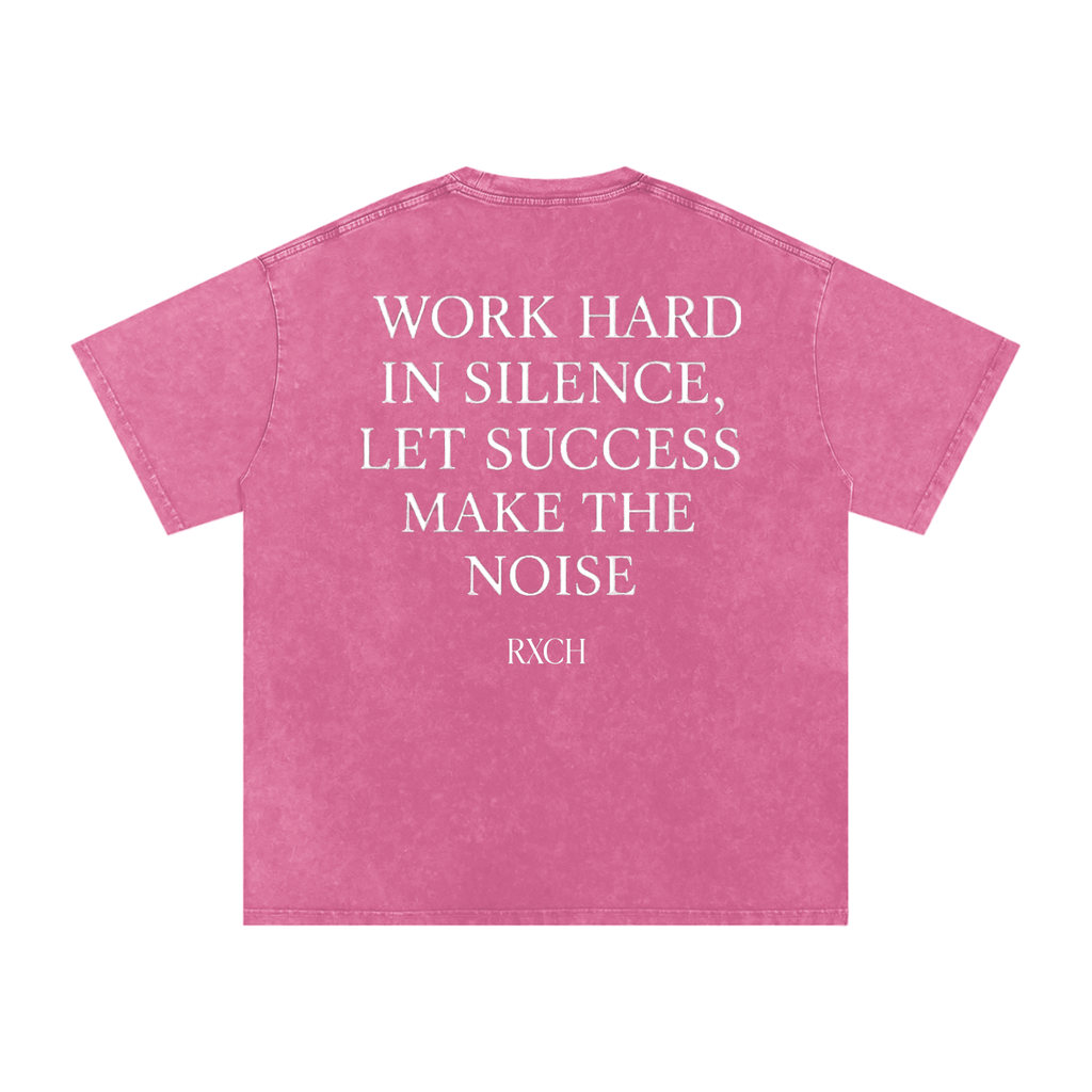 Washed Work In Silence Tee
