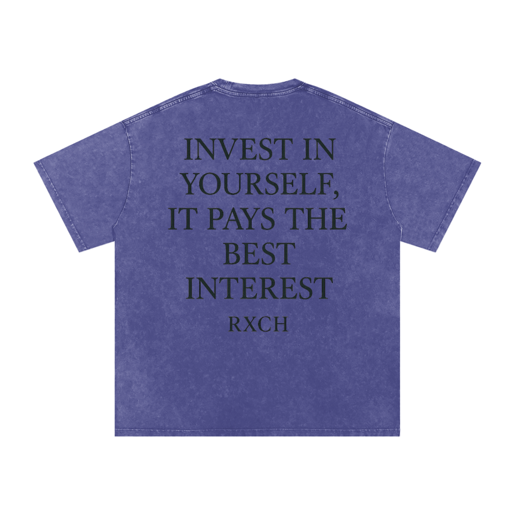 Washed Invest In Yourself Tee