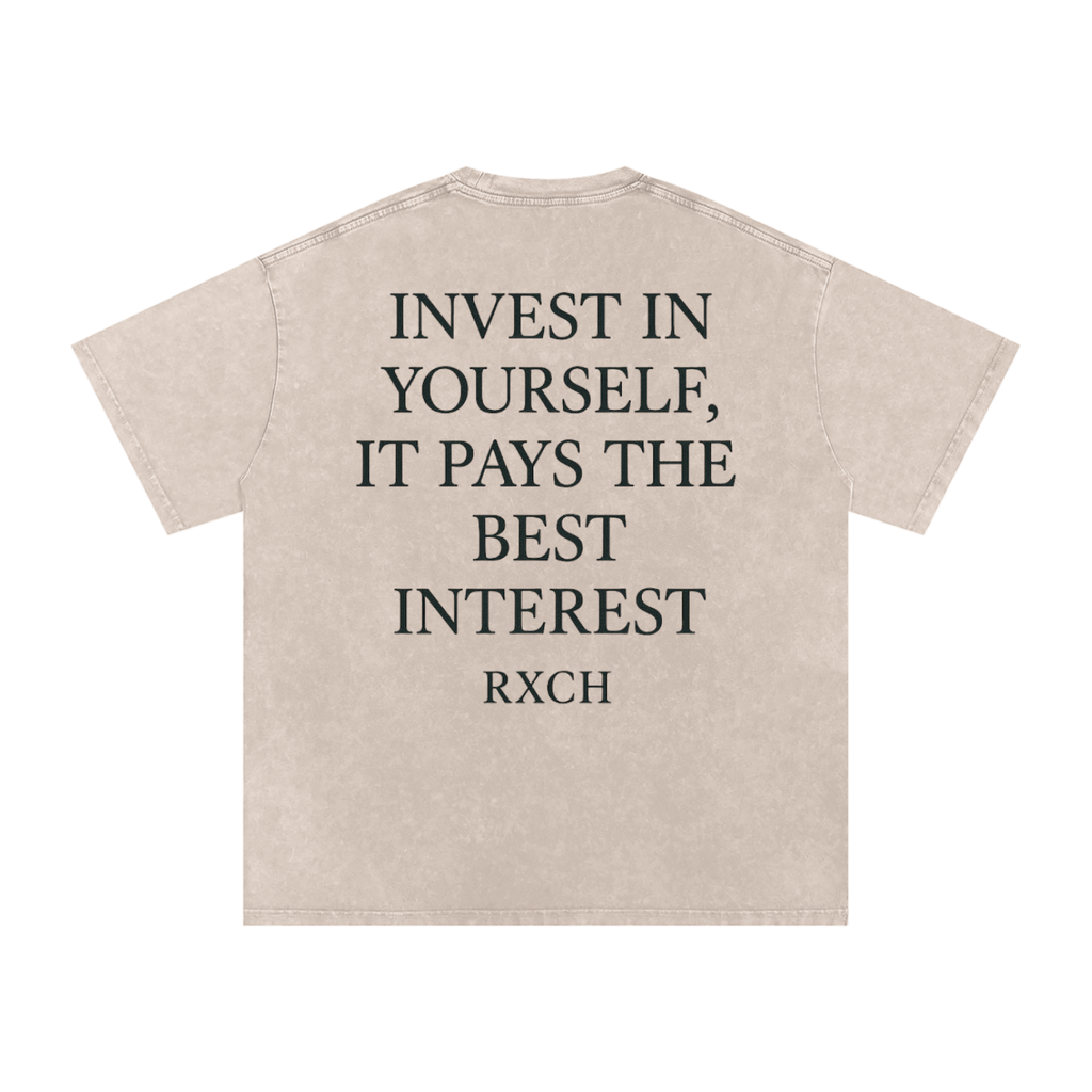 Washed Invest In Yourself Tee