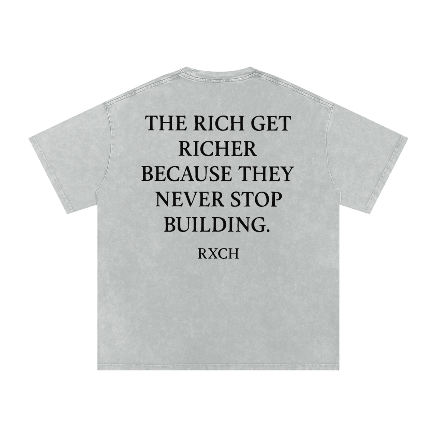 Washed Never Stop Building Tee