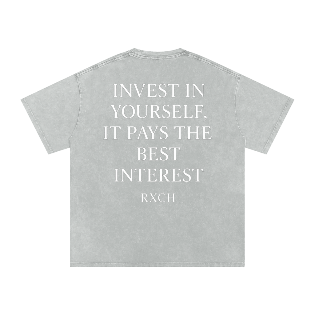 Washed Invest In Yourself Tee