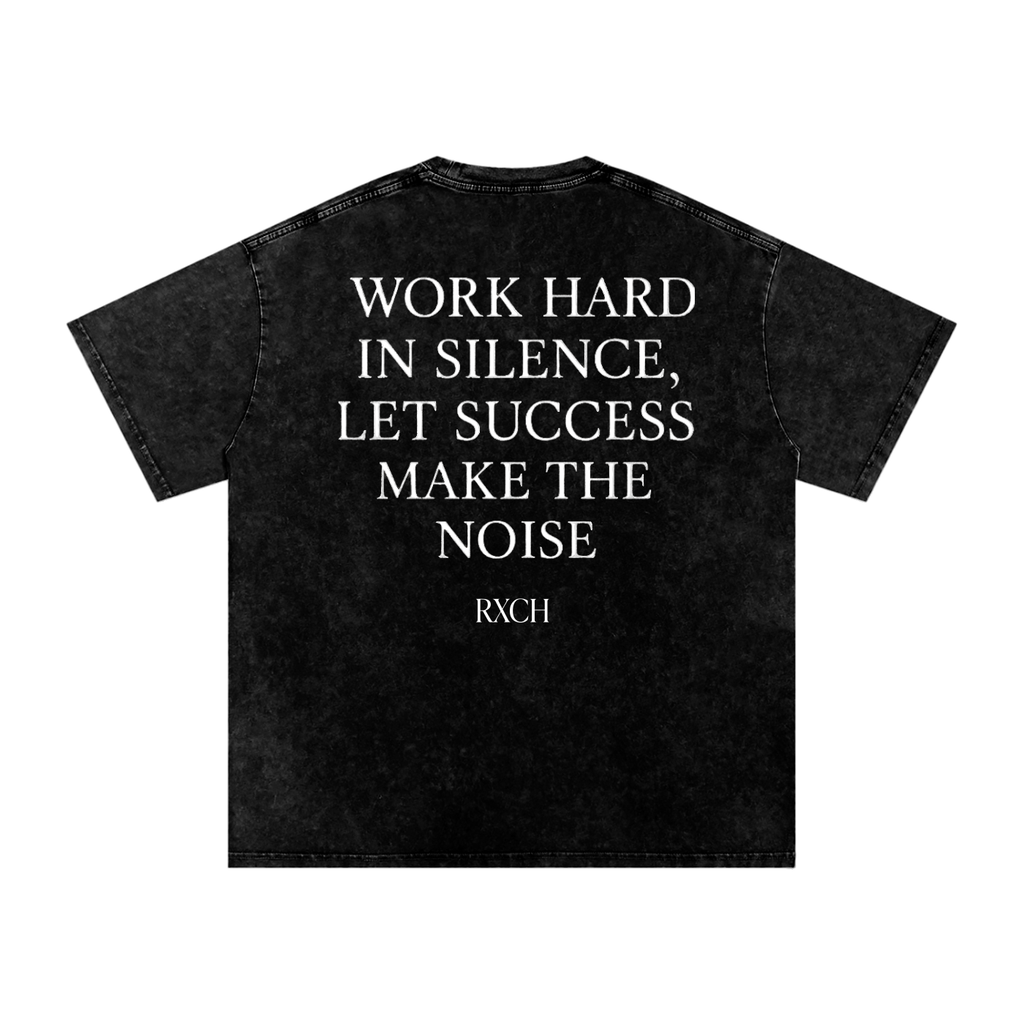 Washed Work In Silence Tee